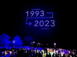 Spectacle de drones 30ans